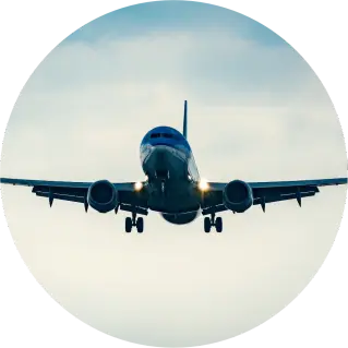 Commercial airplane